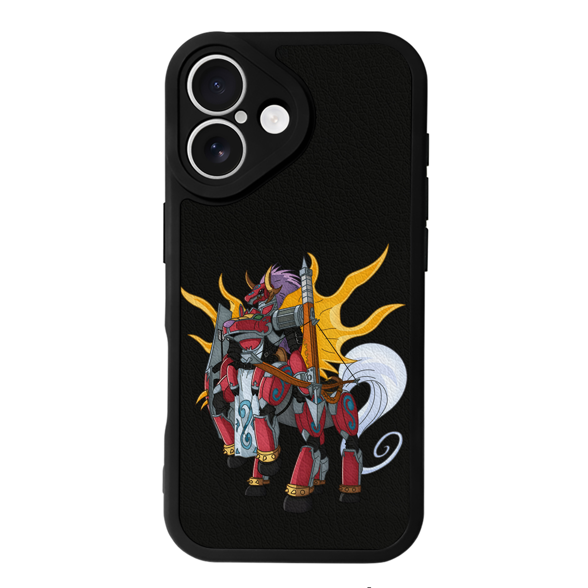 （画像用） Digimon デジタルモンスター/デジモン 【iPhone 16シリーズ対応】シリコンスマホケース（レザー調） 材質：シリコン